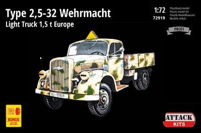 Type 2,5-32 Wehrmacht, Light Truck 1,5t Europe