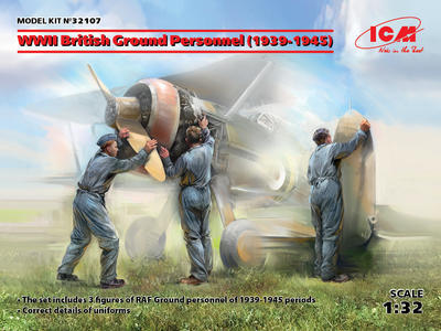 VWII British Ground Personnel Pilots (1939-1945) , 3 fig. - 1