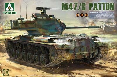 US Medium Tank M-47 Patton BW version