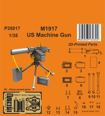 M1917 US Machine Gun 1/35