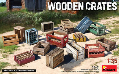 Wooden Crates (16 pcs.)