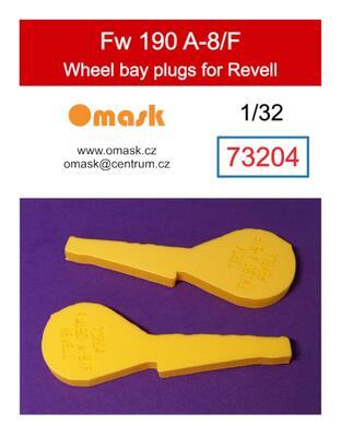 73204 1/32 Fw 190 A-8/F wheel bay plugs (for Revell)
 - 1