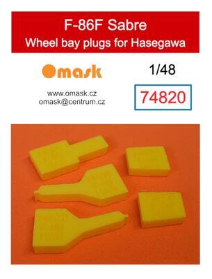 74820 1/48 F-86F Sabre wheel bay plugs (for Hasegawa)
