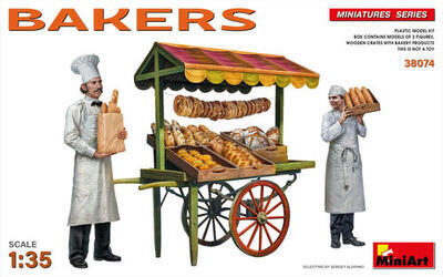Bakers (2 fig. and crates)