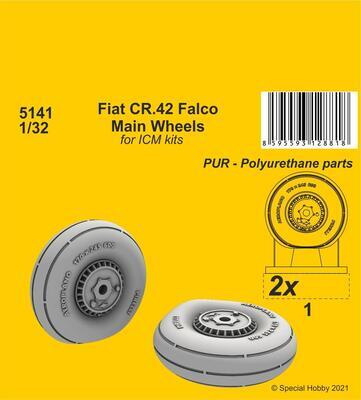 Fiat CR.42 Main Wheels (ICM kit) 