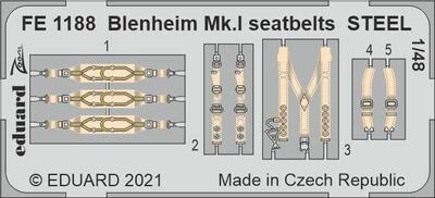 Blenheim Mk. I upínací pásy OCEL 1/48 