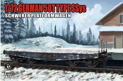 German 50t Type SSys Schwere Platformwagen