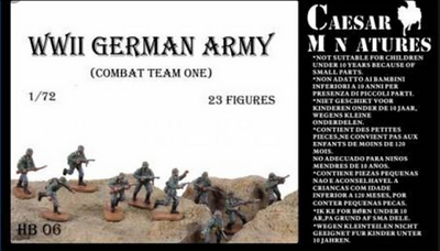 WWII German Army (combat Team One) , 23 fig.