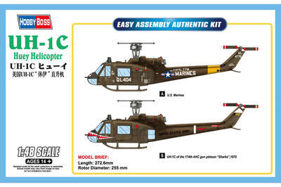 UH-1C 1:48 Huey Helicopter