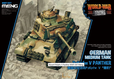 PZKPFW V Panther German Medium Tank - World War Toons  