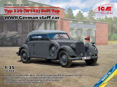 Typ 320 (W142) Soft Top German Staff Car