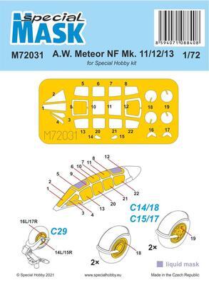 A.W. Meteor NF Mk.11/12/13 MASK 