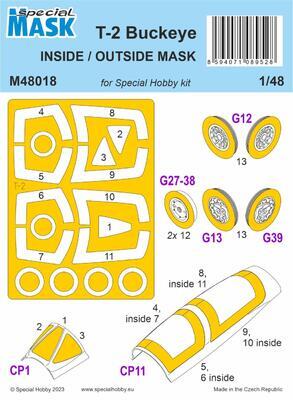 T-2 Buckeye Inside/Outside Mask