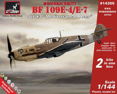 BF 109 E-4/E-7 Set 3 "Mediterranean Aces"