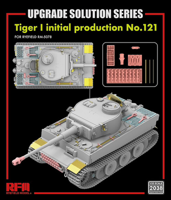 Tiger I initial production No.121 detail set
