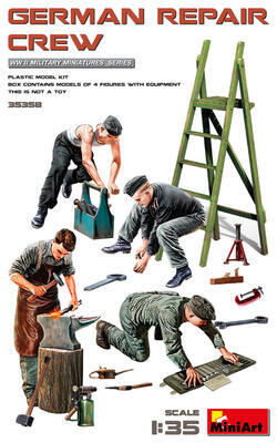 German Repair Crew (4 fig. & equipment)