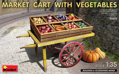MARKET CART WITH VEGETABLES - 1