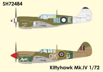 Kittyhawk Mk.IV ‘Over the Mediterranean and the Pacific’ 1/72