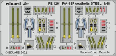 F/A-18F seatbelts STEEL 1/48
