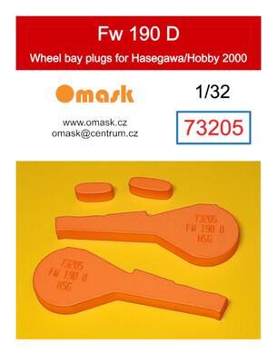 73205 1/32 Fw 190 D wheel bay plugs (for Hasegawa/Hobby 2000) - 1