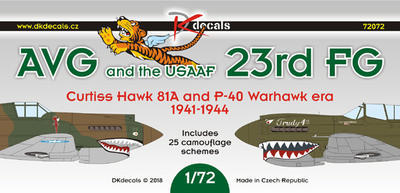 AVG and the USAAF 23rd FG, decals - 1