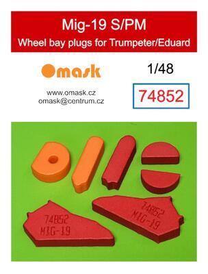 74852 1/48 Mig-19 S/PM wheel bay plugs (for Trumpeter/Eduard)
 - 1