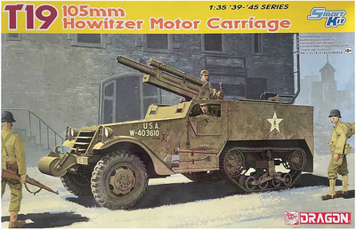 T19 105mm HOWITZER MOTOR CARRIAGE (SMART KIT) (1:35)