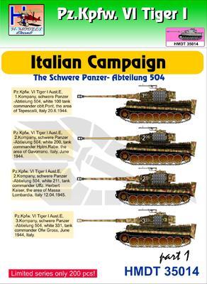 Pz.Kpfw. VI Tiger I - Italian Campaign - The schwere panzer - abteilung 504 part 1 - 1