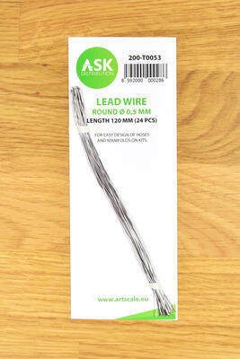 Lead Wire - Round O 0,5 mm x 120 mm (24 pcs)