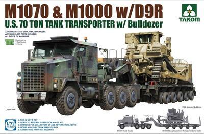 M1070 Tank Transporter w/D9R Bulldozer