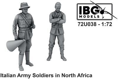 Italian Army Soldiers in Africa 2 figures