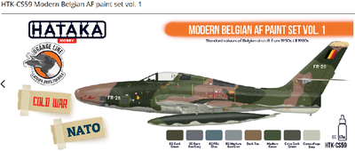 Modern Belgian AF paint set vol. 1 - 1