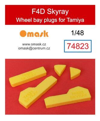 74823 1/48 F4D Skyray wheel bay plugs (for Tamiya)
 - 1