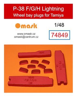 74849 1/48 P-38 F/G/H Lightning wheel bay plugs (for Tamiya)
 - 1