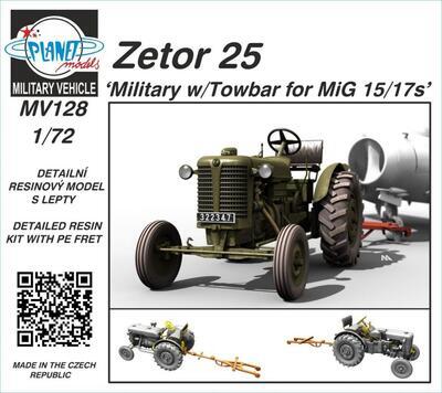 Zetor 25 Military w/Towbar for MiG-15/17