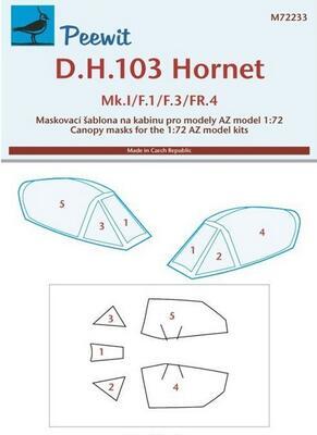 D.H.103 Hornet MkI/F.1/F.3/FR.4 /AZM, mask