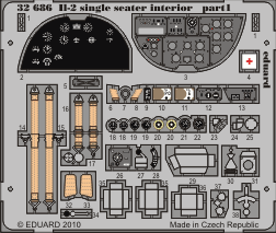 Il-2 jednomístný interiér S. A. 1/32