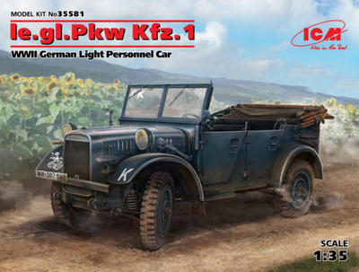 le.gl.Pkw Kfz. 1 German Light Personnel Car WWII