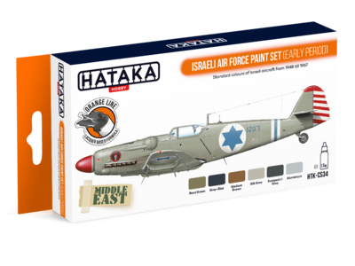 Israeli Air Force Paint Set (Early Period), set barev - 1