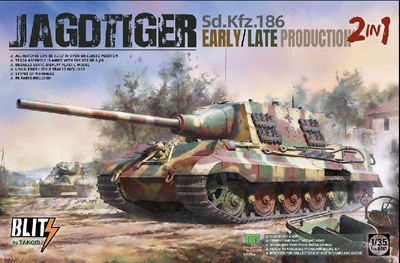 Jagdtiger Sd.Kfz.186 Early/Late Production, 2 in 1