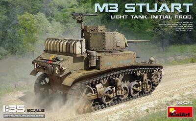 M3 Stuart Light tank Initial Prod. (4x camo)