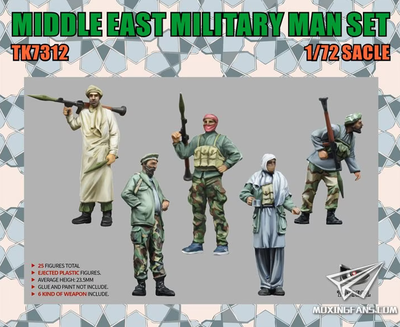 Middle East Military Man Set 1:72