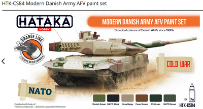 Modern Danish Army AFV paint set , sada barev - 1
