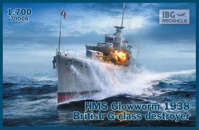 HMS Glowworm 1938 British G-class destroyer  - přijímáme předobjednávky - pre/orders