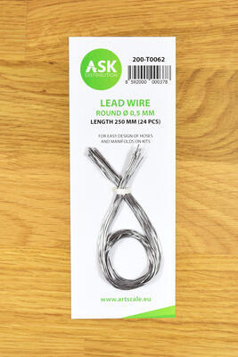 Lead Wire - Round O 0,5 mm x 250 mm (24 pcs)