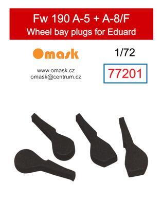 77201 1/72 Fw 190 A-5 + A-8/F wheel bay plugs (for Eduard)
 - 1