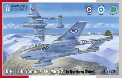 DH 100 Vampire FB Mk.52 Over Northern Sky 1/72 - Reissue