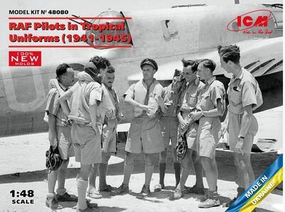 RAF Pilots in Trop Uniforms 1941-45 (5 fig.)