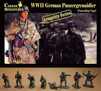 WWII German Panzergreniadier (Camouflage Cape) 300+ Pcs