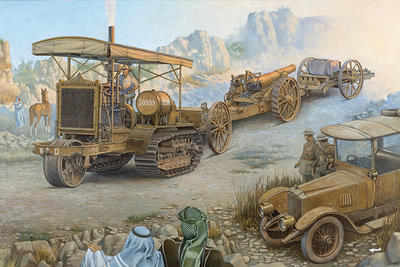 HOLT 75 Artilery Tractor w/BL 8-inch Howitzer